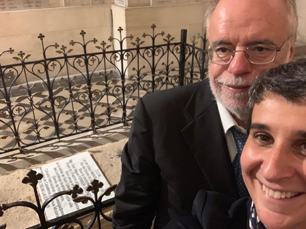 Andrea Riccardi intervenes in a colloquium on Olivier Clément and visits the tomb of Sant'Egidio, the Saint who has given his name to the Community